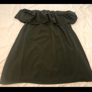 Forest Green French Connection Mini Dress